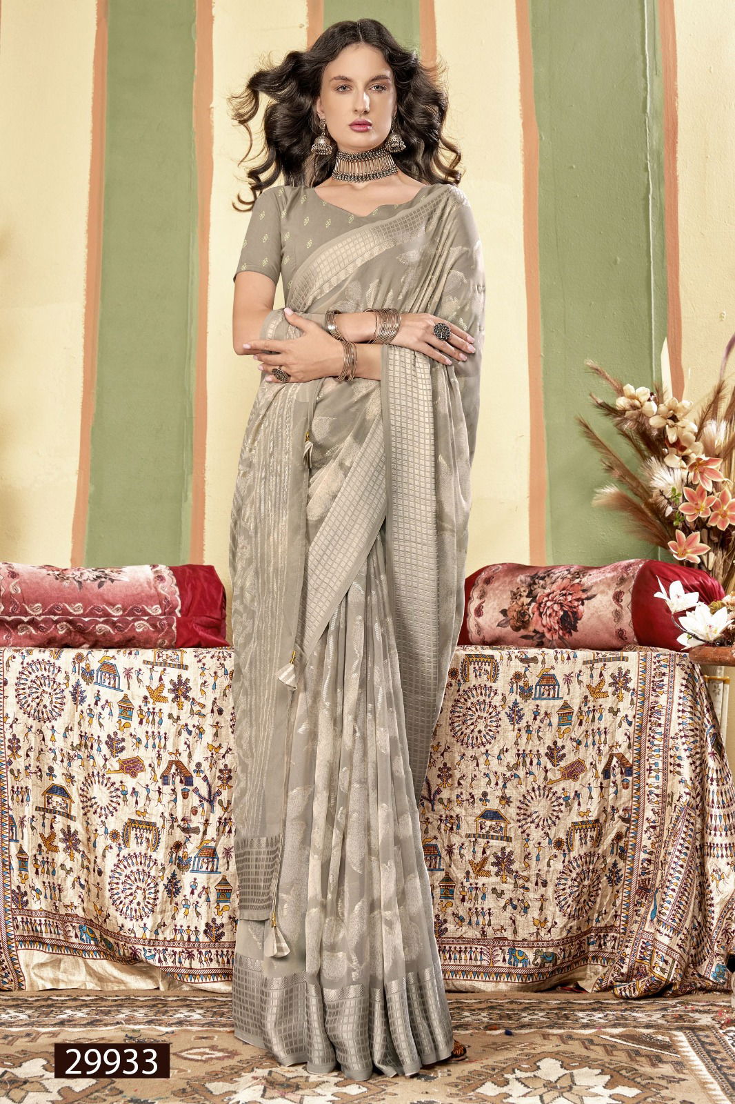 Camilla By Vallabhi Printed Georgette Sarees Wholesale Price In Surat